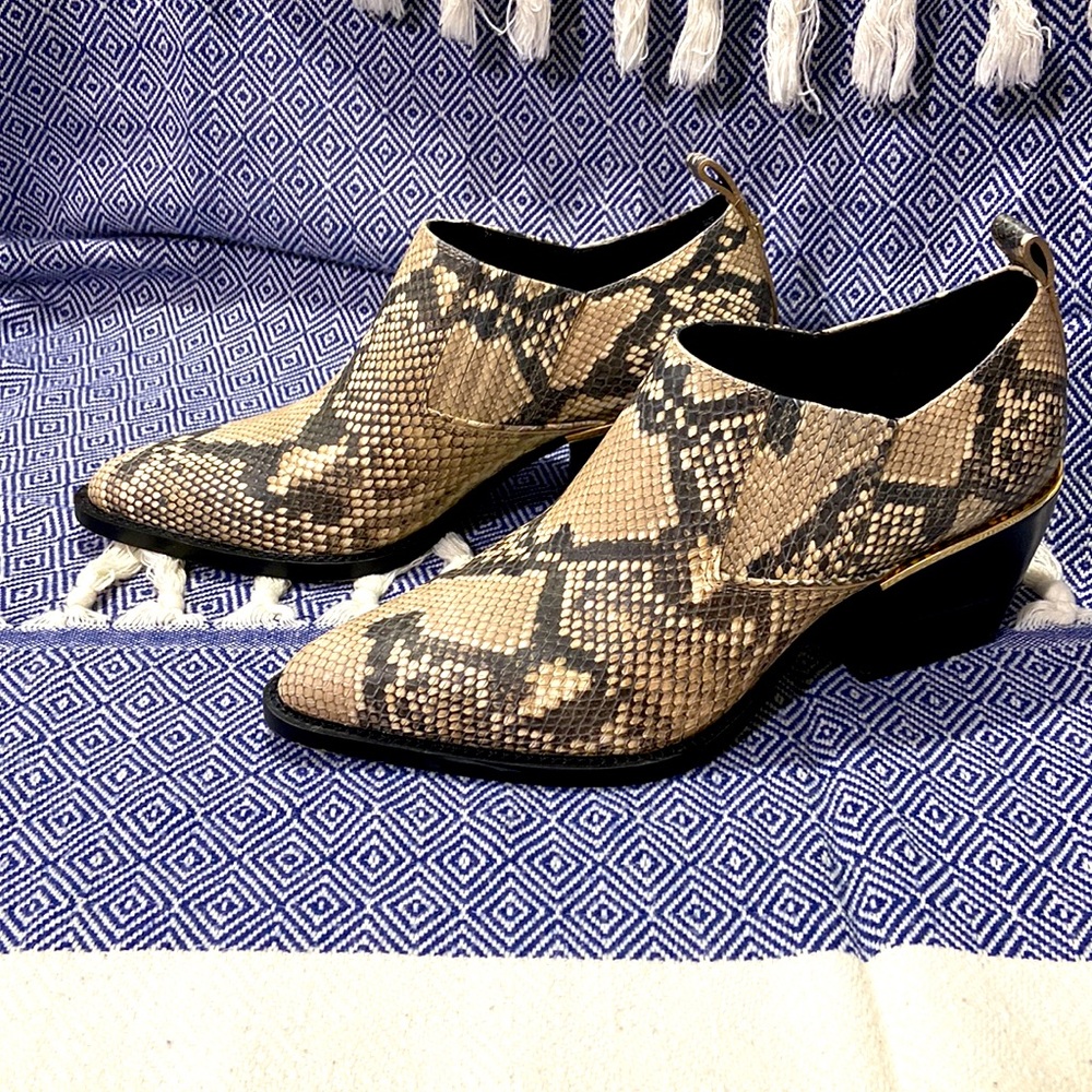 DKNY leather booties